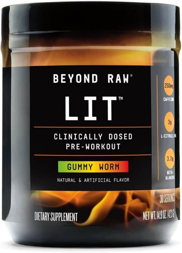 BEYOND RAW LIT (Pre-Workout Powder)